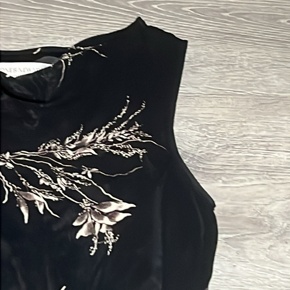 Vintage Jones NY Midi Black Dress - Picture 5 of 16